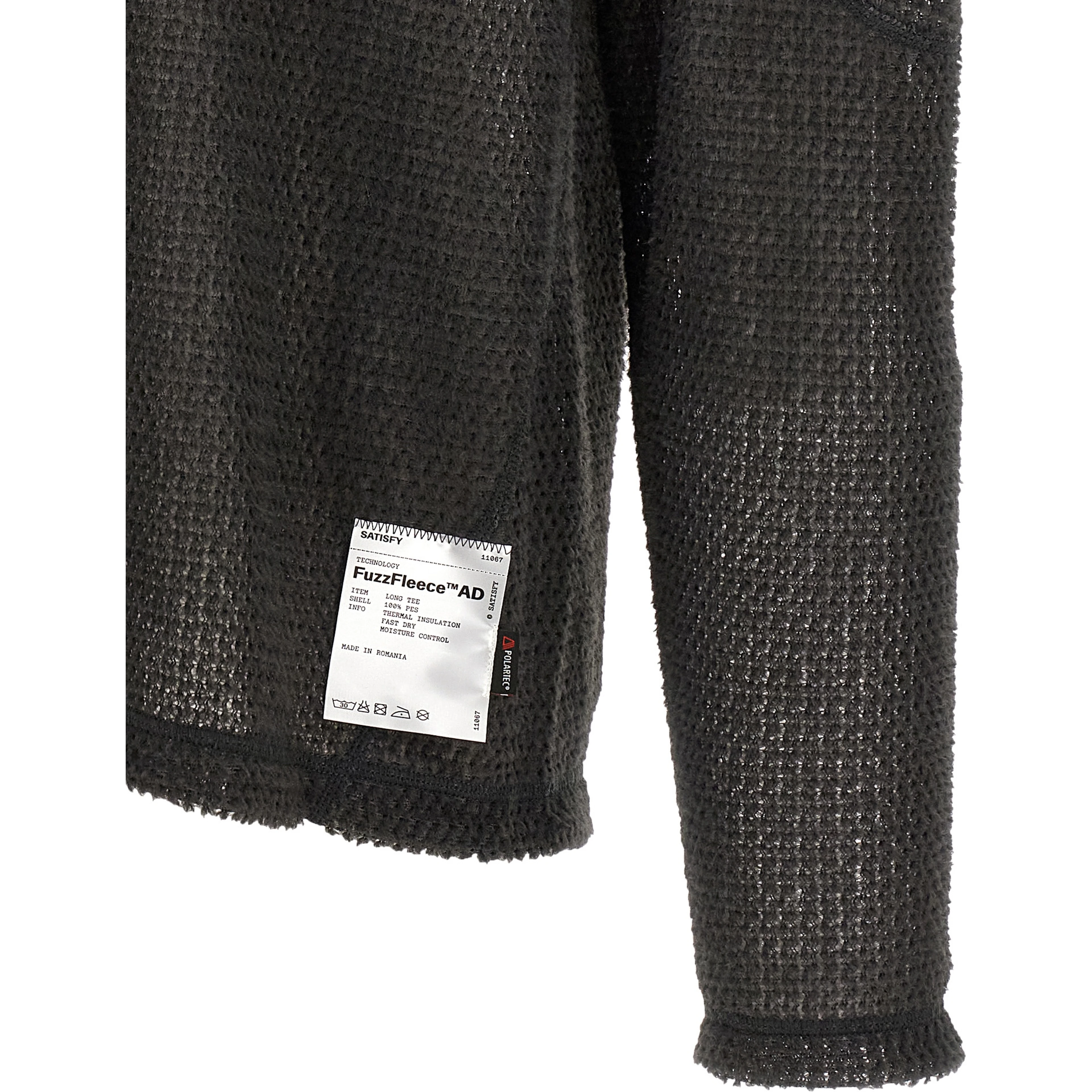 Gray Polyester Cardigan