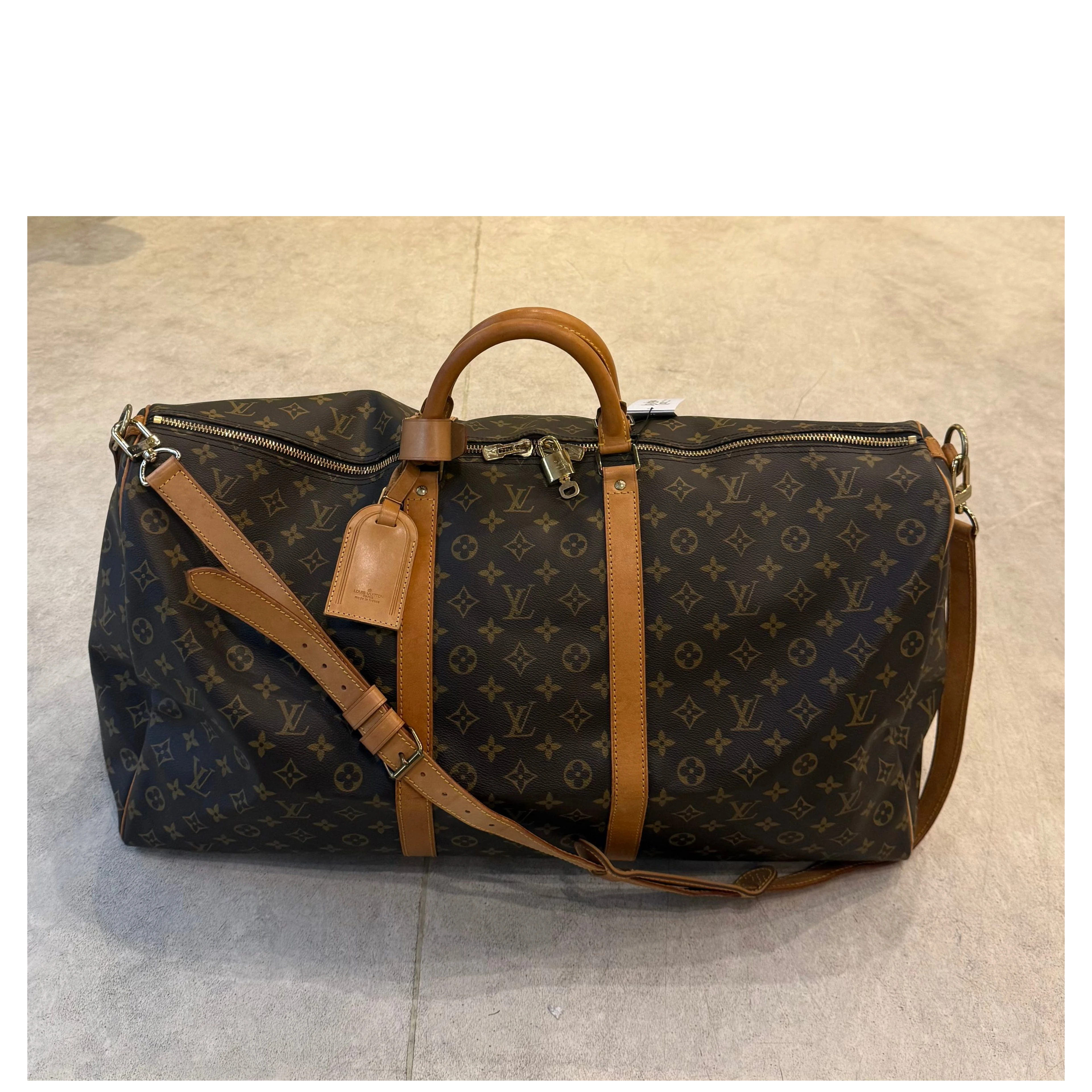 LOUIS VUITTON KEEPALL 60 Monogram with Strap