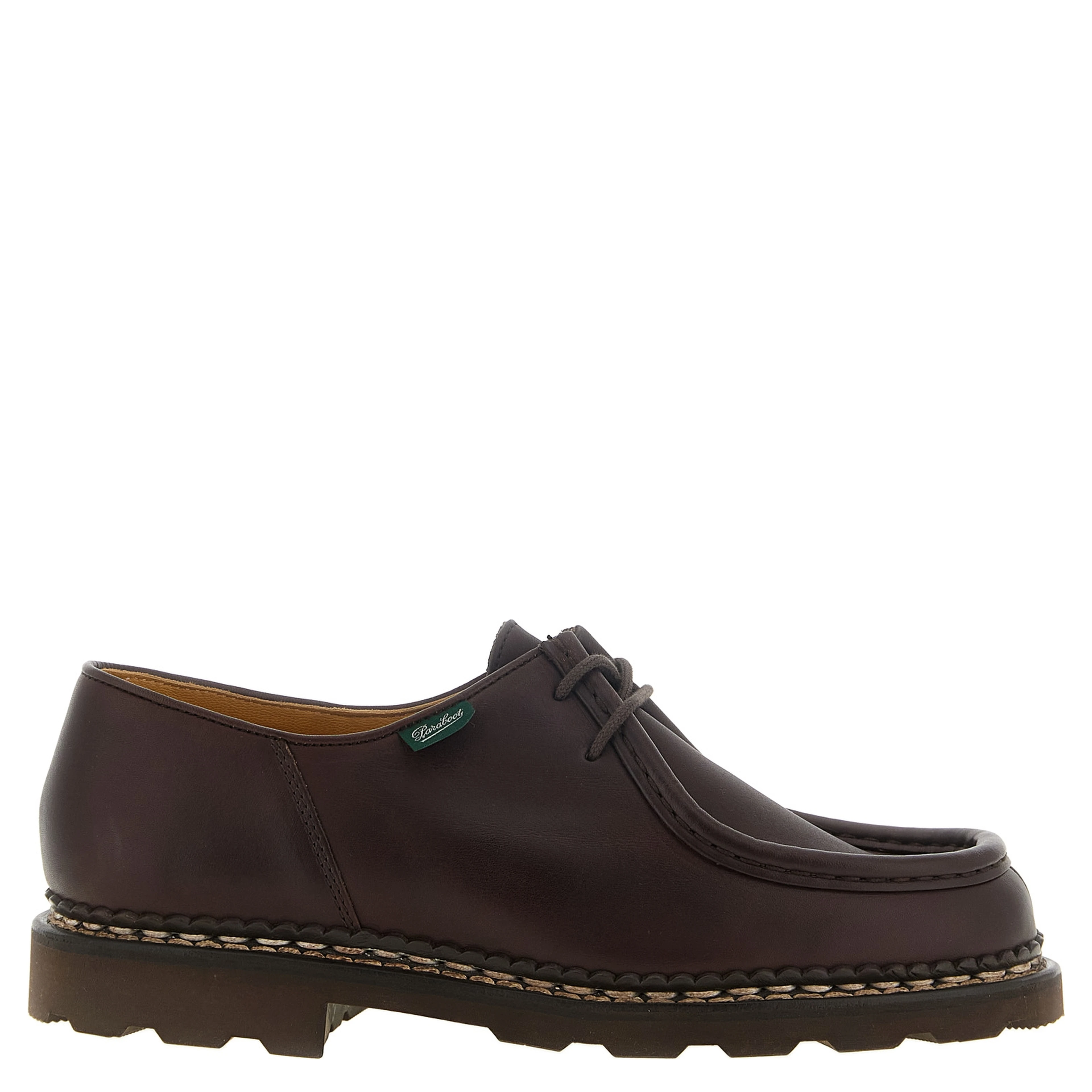 Brown Calfskin Oxfords And Derbies