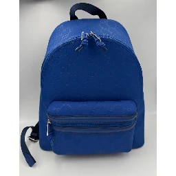 GUCCI GG Leather Blue Backpack