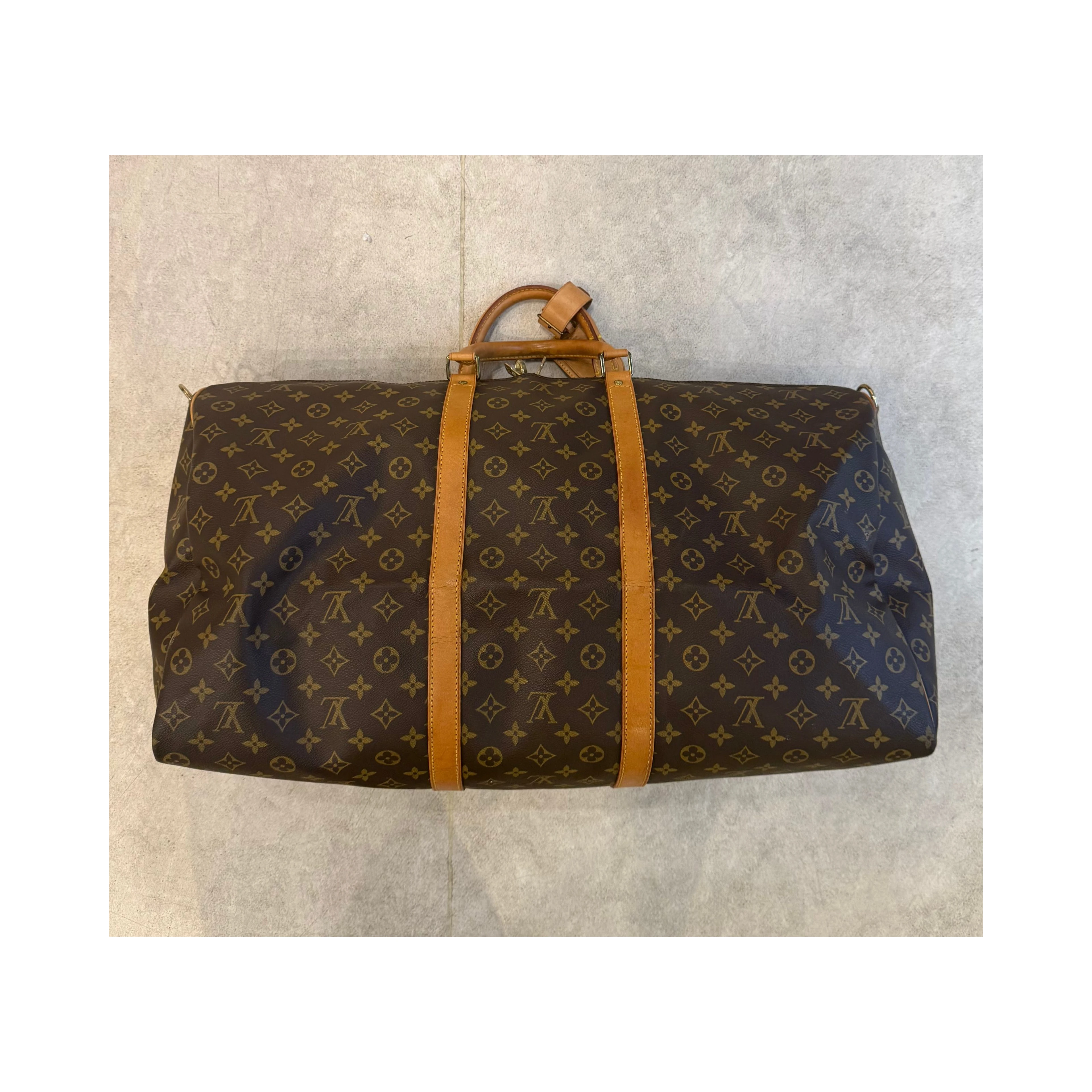 LOUIS VUITTON KEEPALL 60 Monogram with Strap