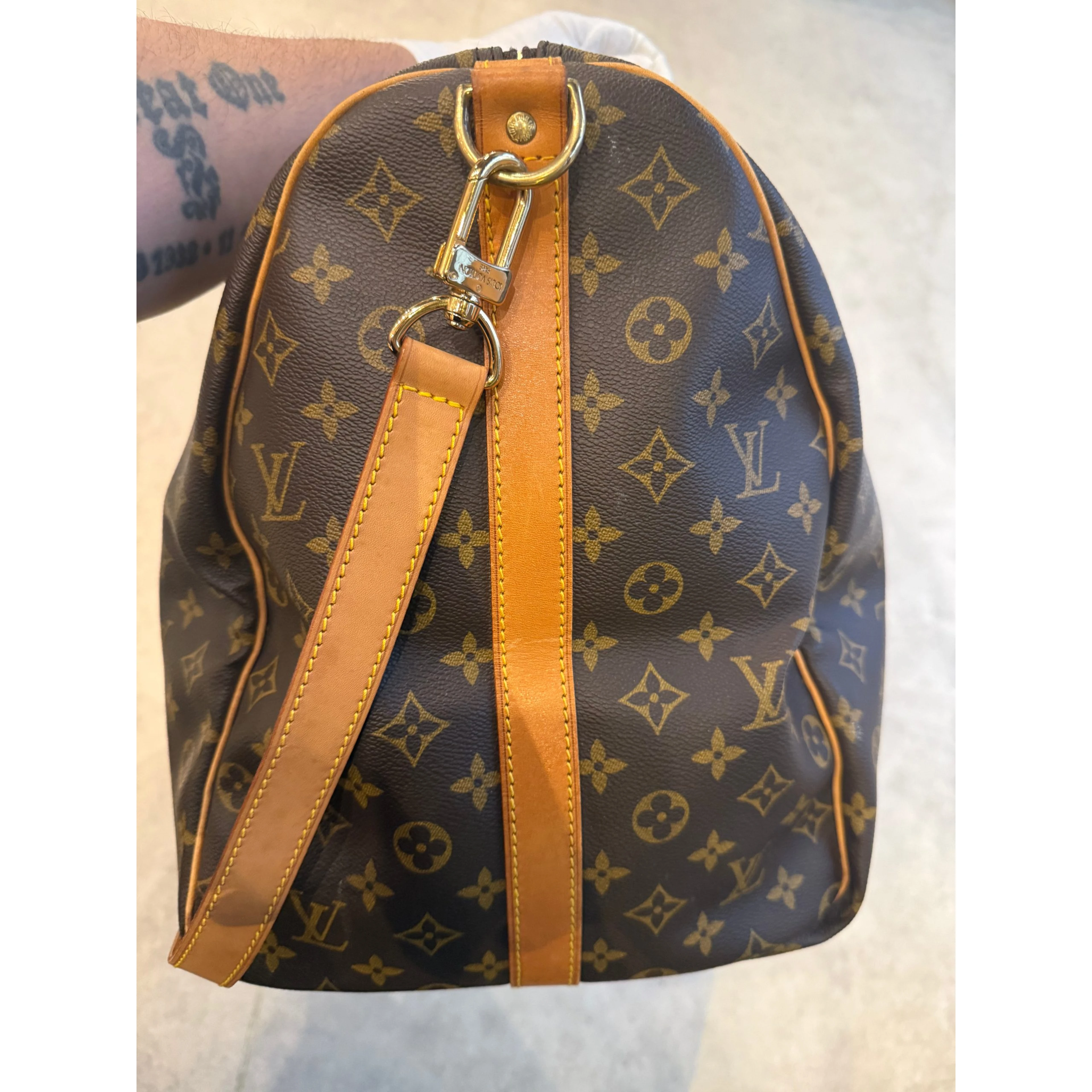 LOUIS VUITTON KEEPALL 60 Monogram with Strap