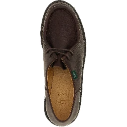 Brown Calfskin Oxfords And Derbies