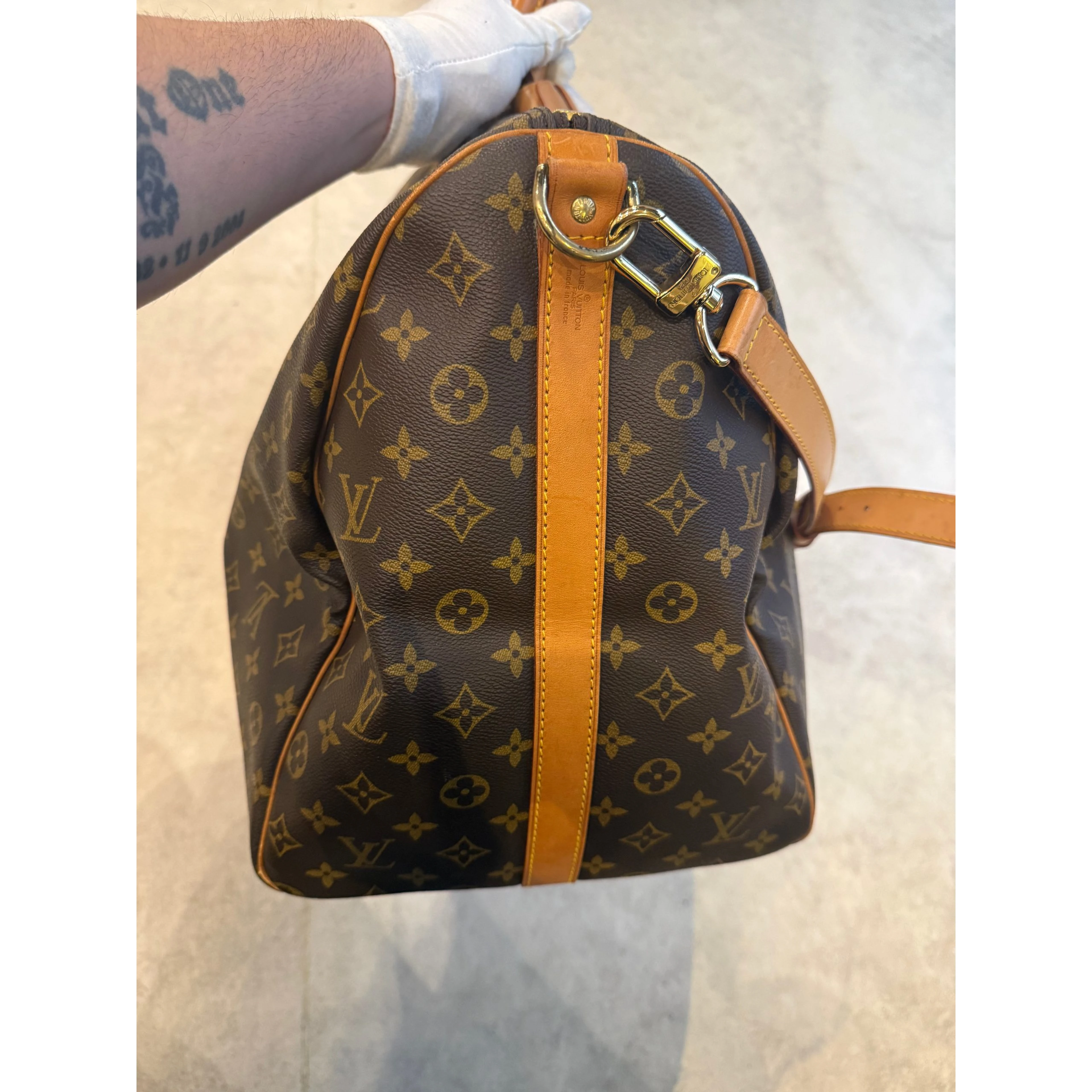 LOUIS VUITTON KEEPALL 60 Monogram with Strap
