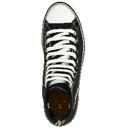 Bicolor Calfskin Platform Sneakers