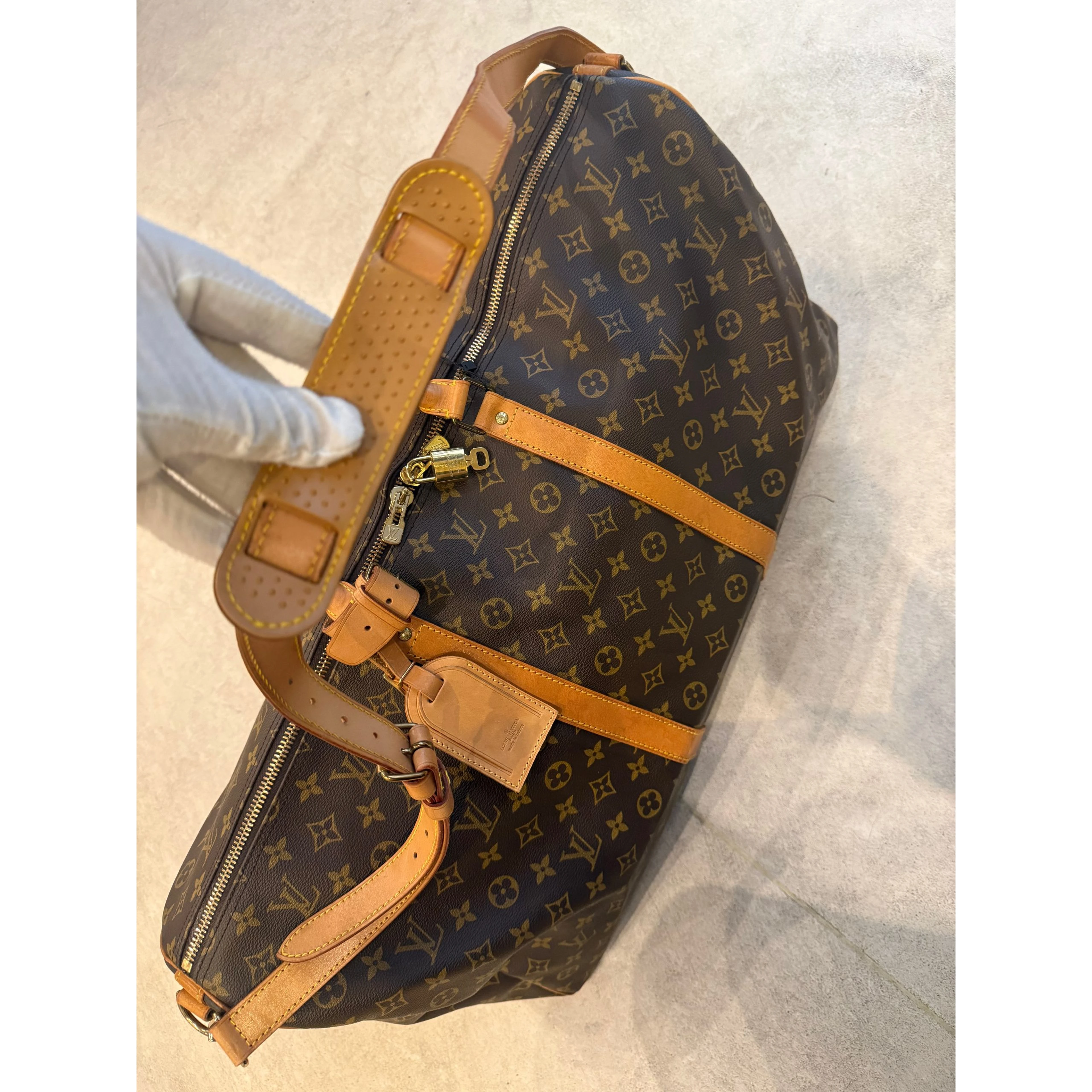 LOUIS VUITTON KEEPALL 60 Monogram with Strap