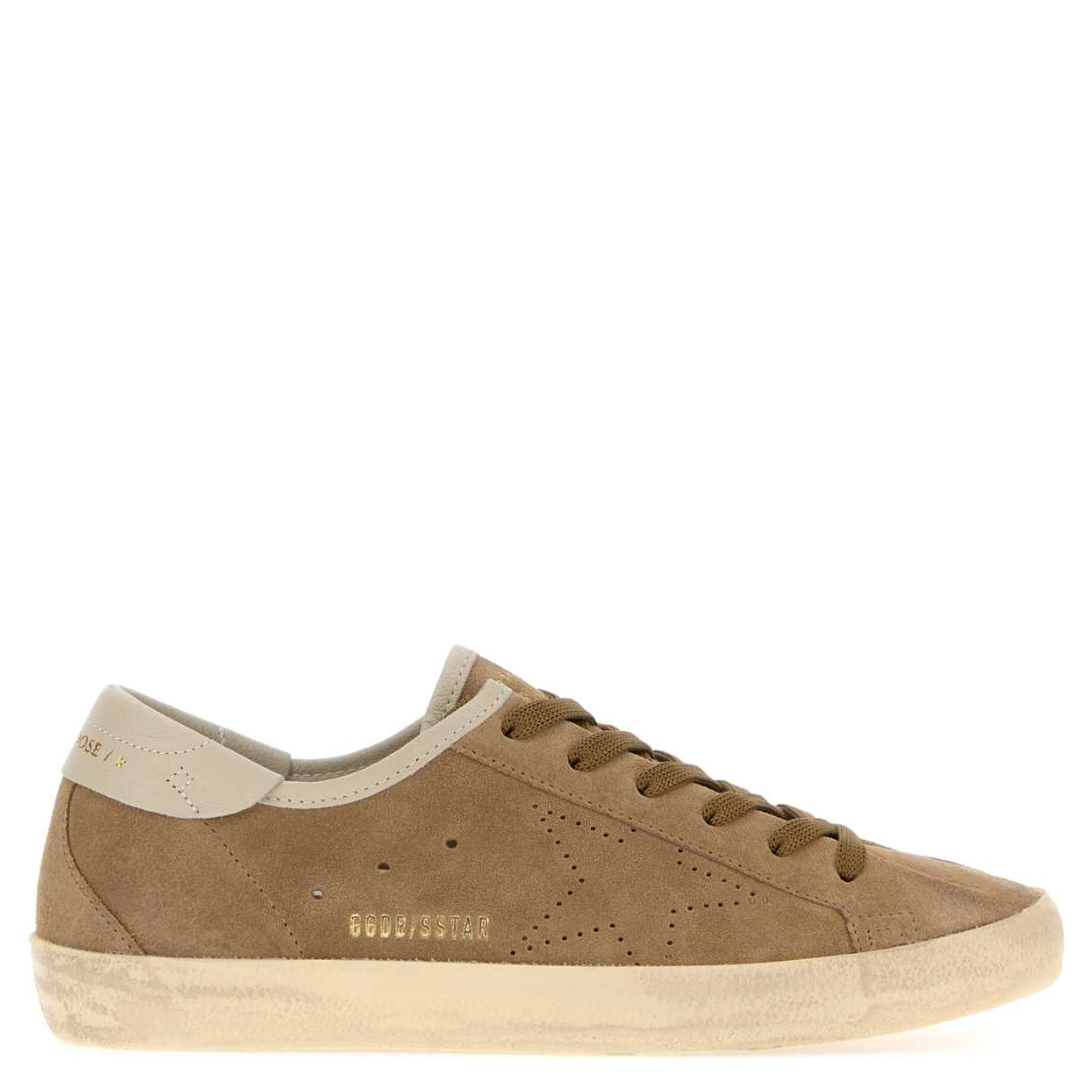 SUPER STAR SUEDE UPPER SKATE STAR NAPPA HEEL