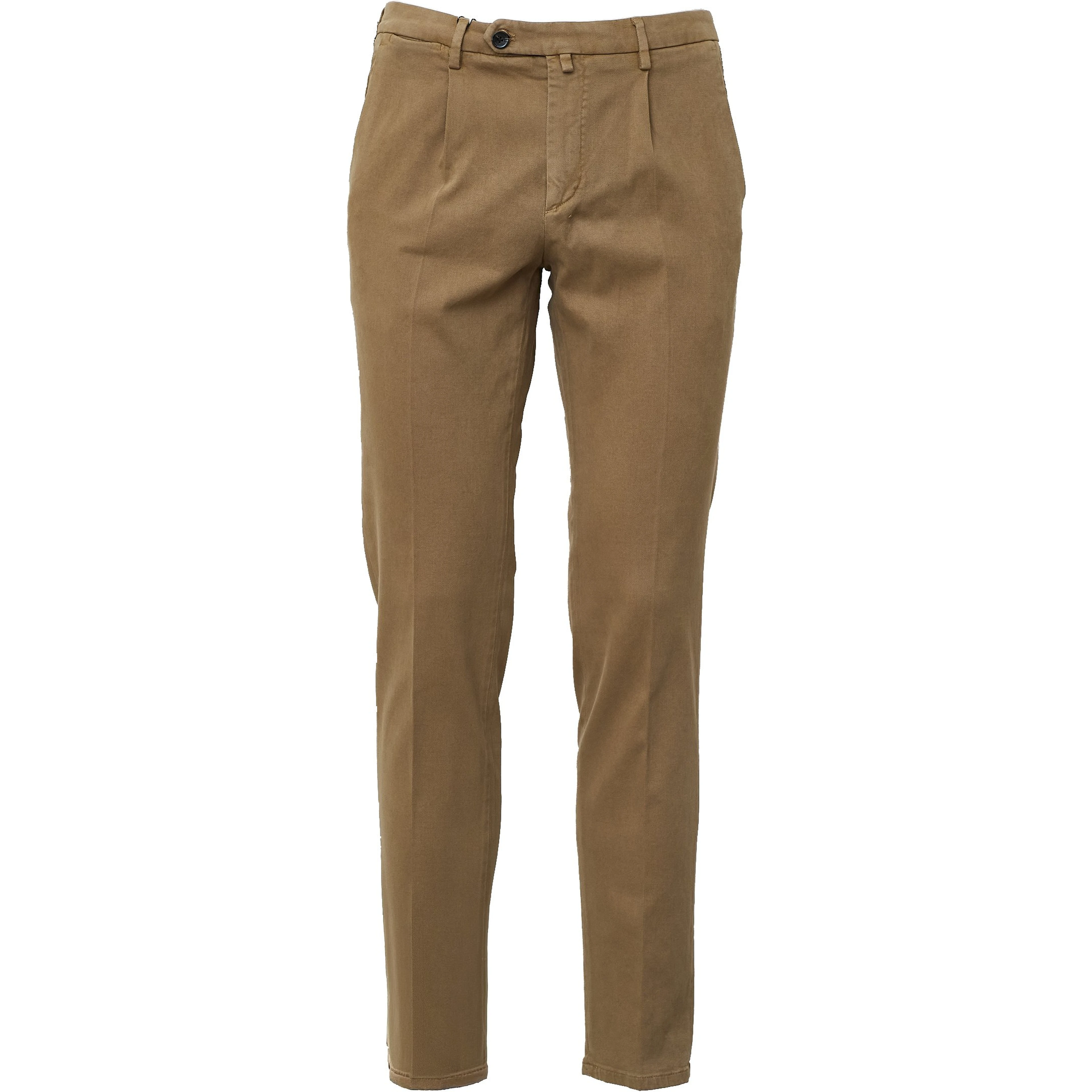 Pantaloni Una Pinces In Cotone Tencel Manopesca