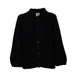 Maglia Cardigan Con Colletto