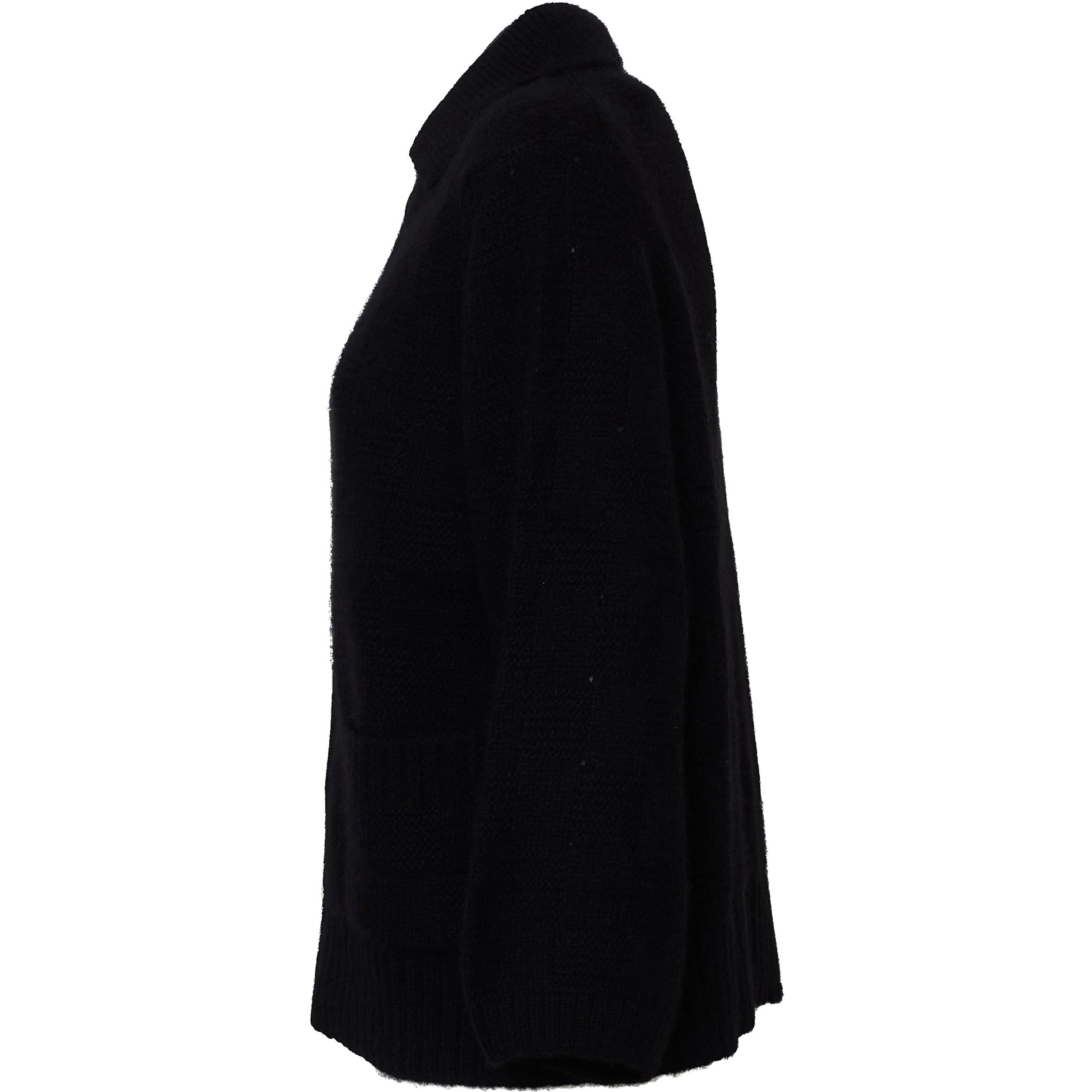 Maglia Cardigan Con Colletto