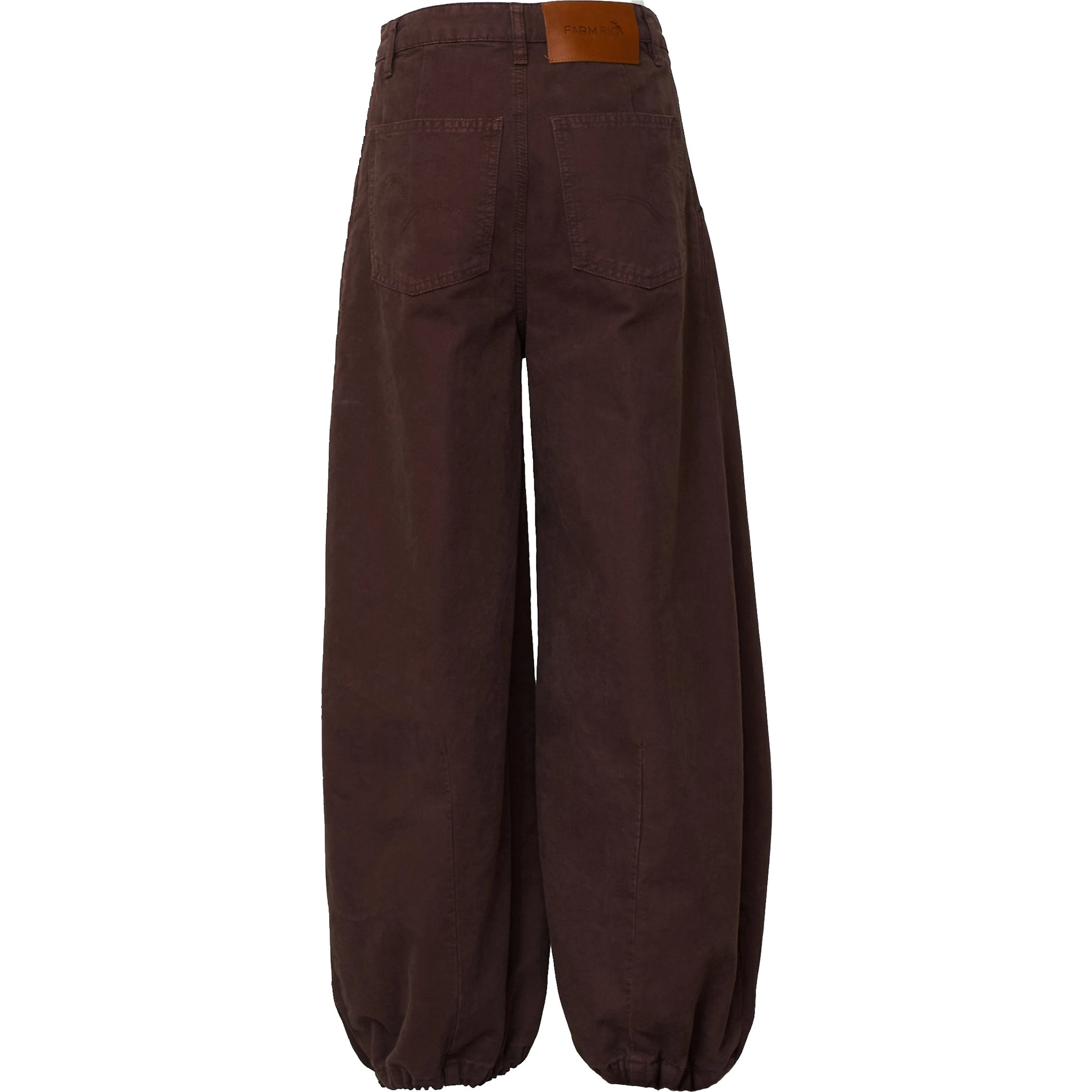 Brown Baloon Twill Pants
