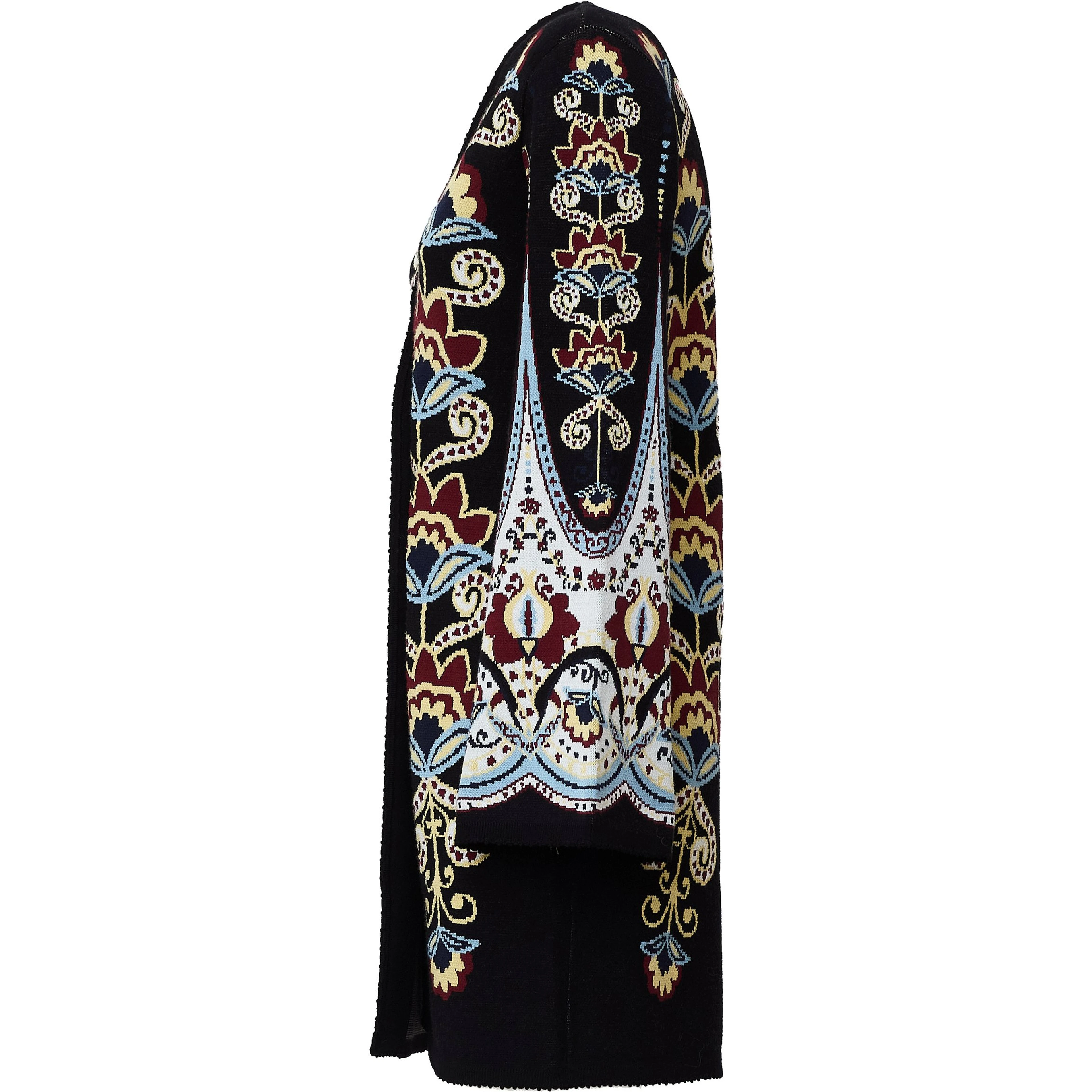 Winter Floral Knit Mini Dress