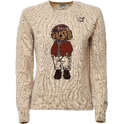 New Queen Donegal Round Neck Alpaca Sweater