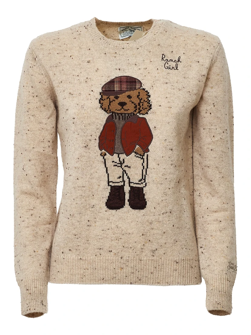 New Queen Donegal Round Neck Alpaca Sweater