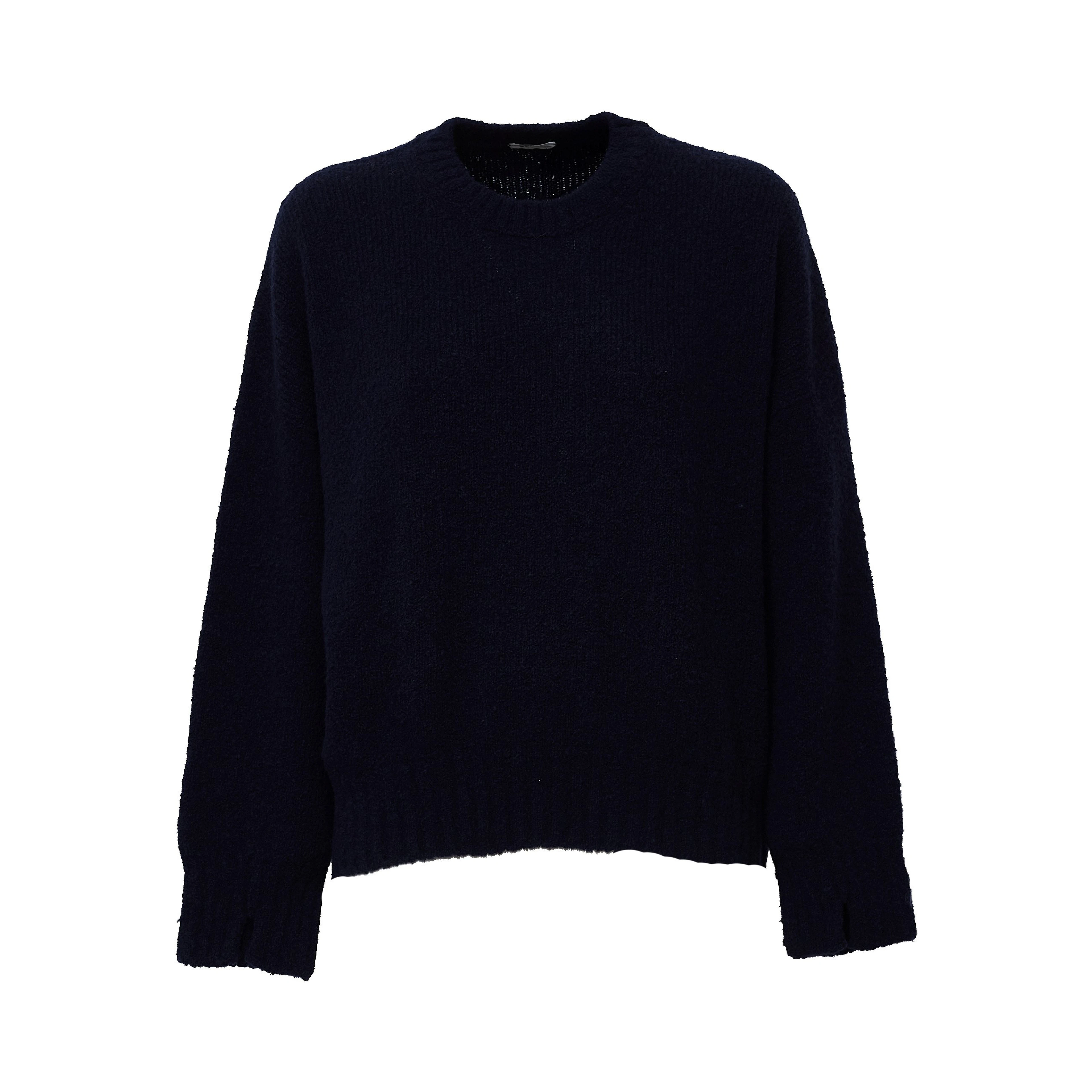 Round Neck Boxy Puffed Curved Hem