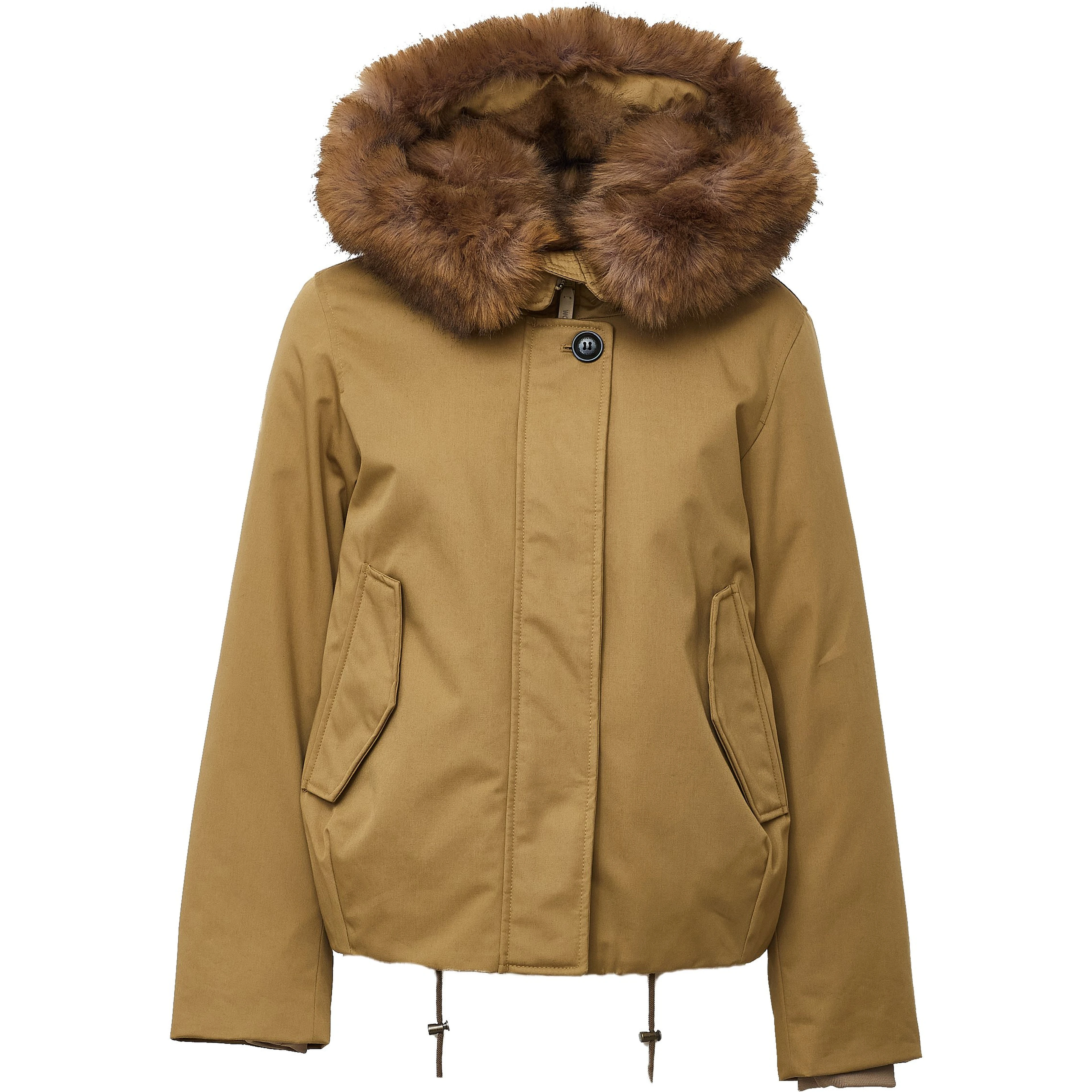 Best Cotton Faux Fur Short Parka
