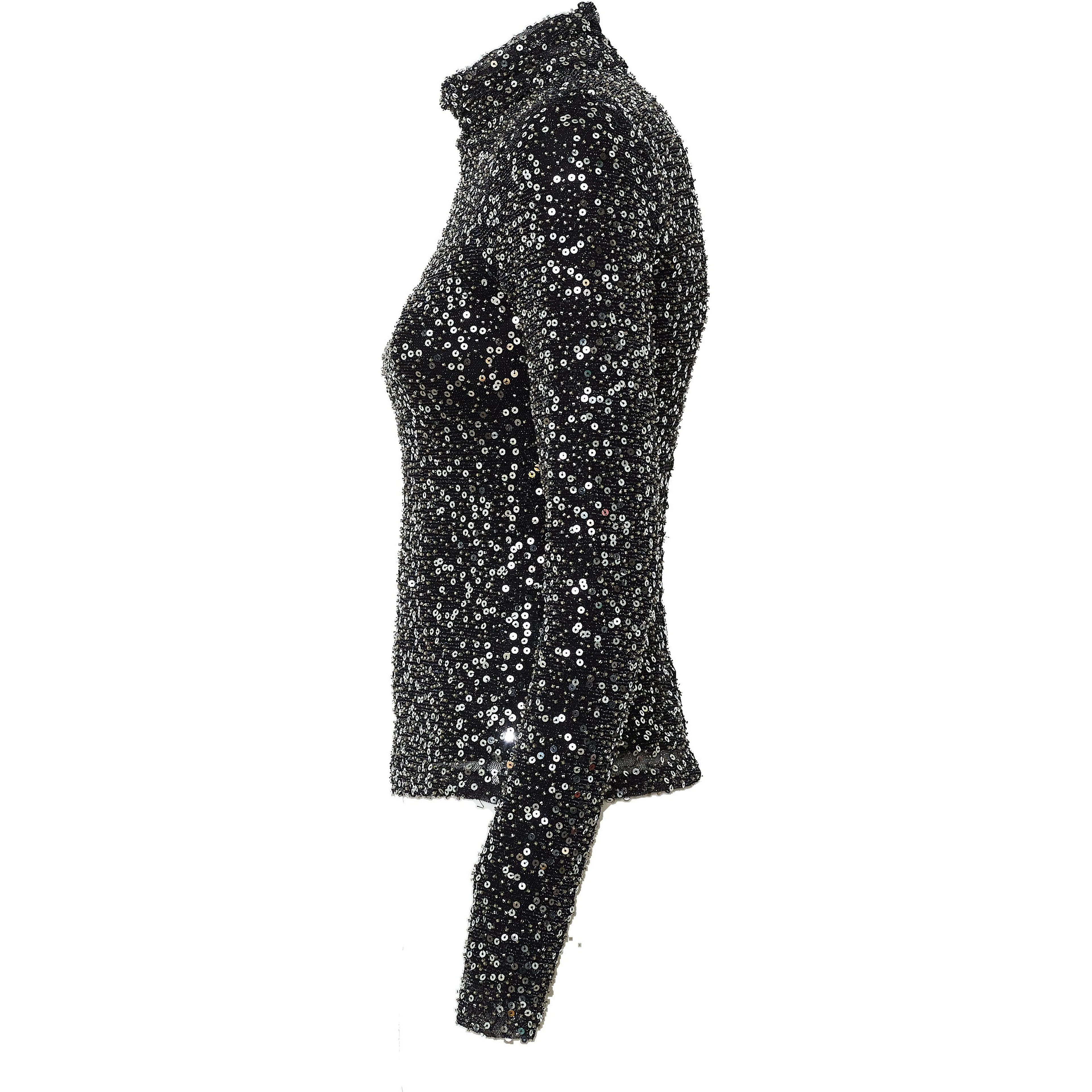 Lou Festive Sequined Top