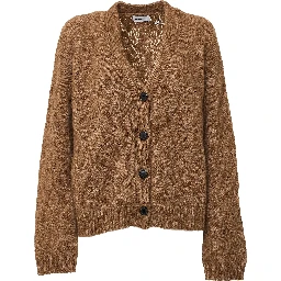 Cardigan Cable Boxy Fluffy