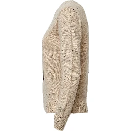 New Queen Donegal Round Neck Alpaca Sweater