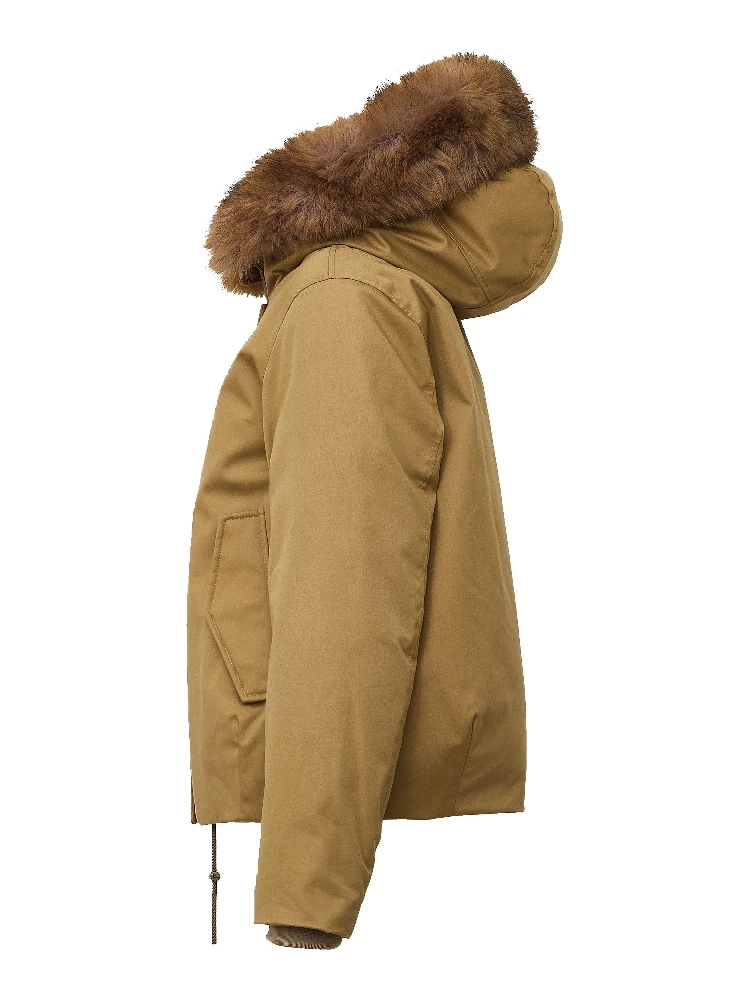 Best Cotton Faux Fur Short Parka alternative
