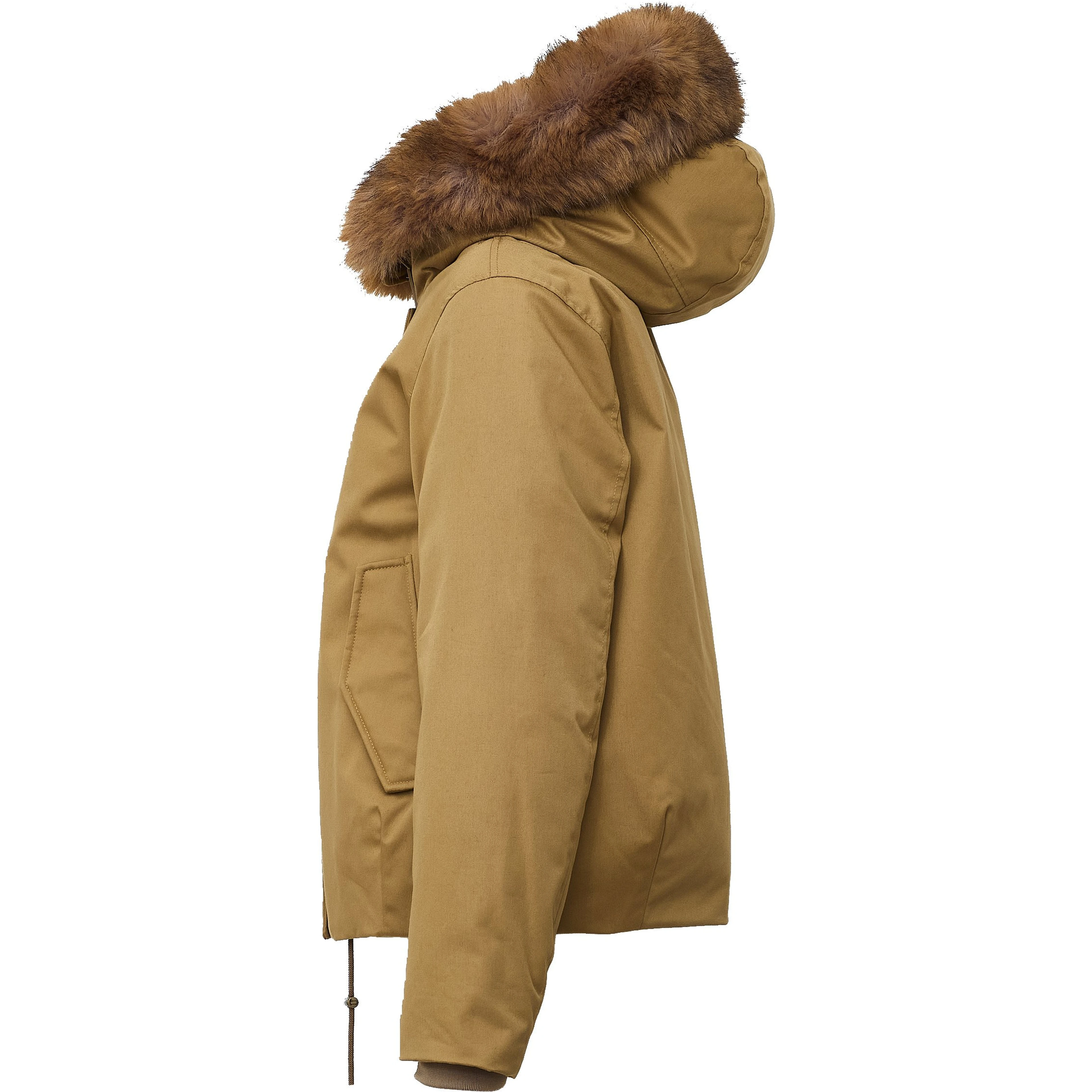 Best Cotton Faux Fur Short Parka