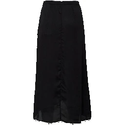 Vanille Festive Beaded Satin Skirt
