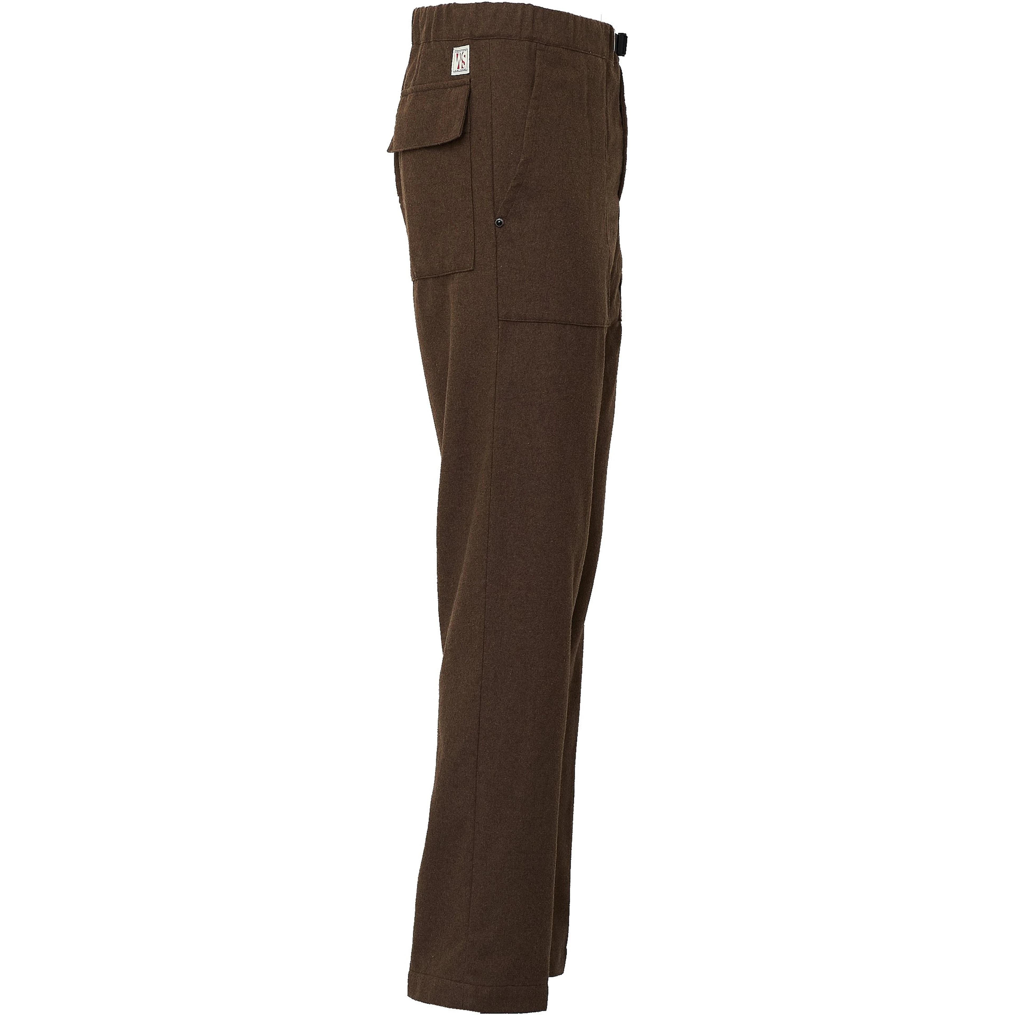 Pantaloni In Lana Lavata