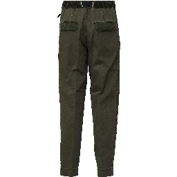 Pantaloni In Cotone, Lana, Velluto