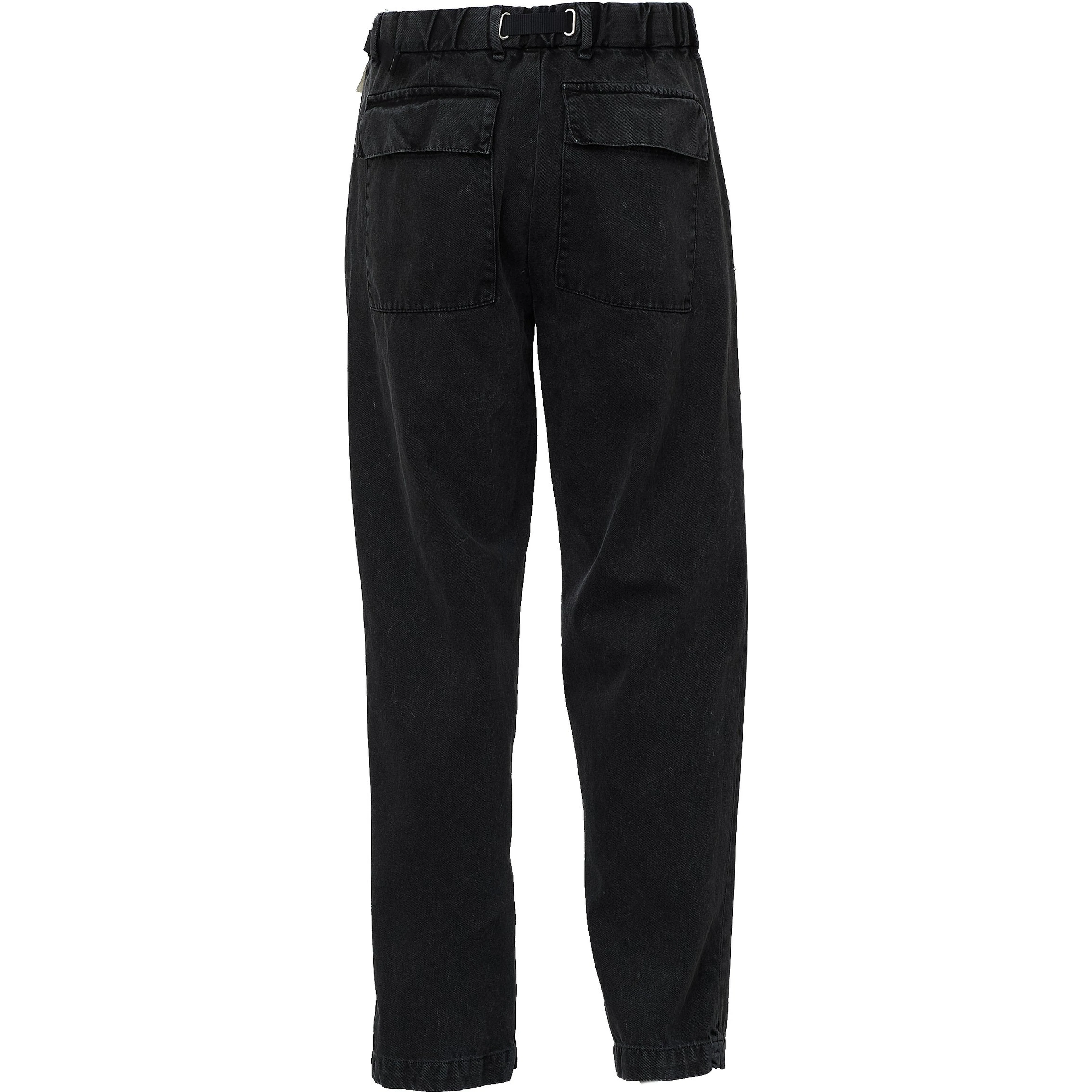 Pantaloni Fatigue In Bull Di Cotone