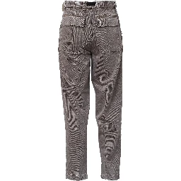 Pantaloni Fatigue In Bull Di Cotone
