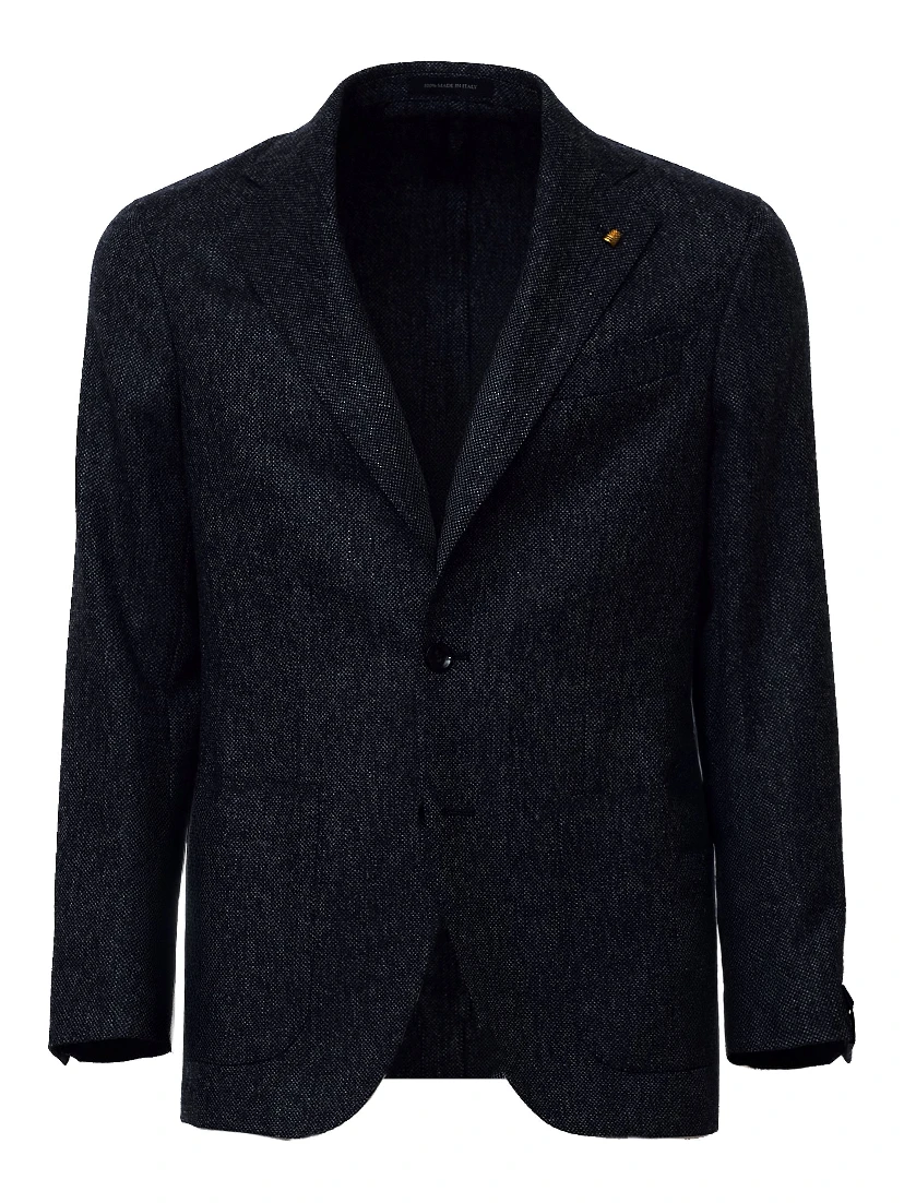 Blazer In Lana Microfantasia