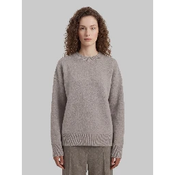 Hana taupe wool sweater