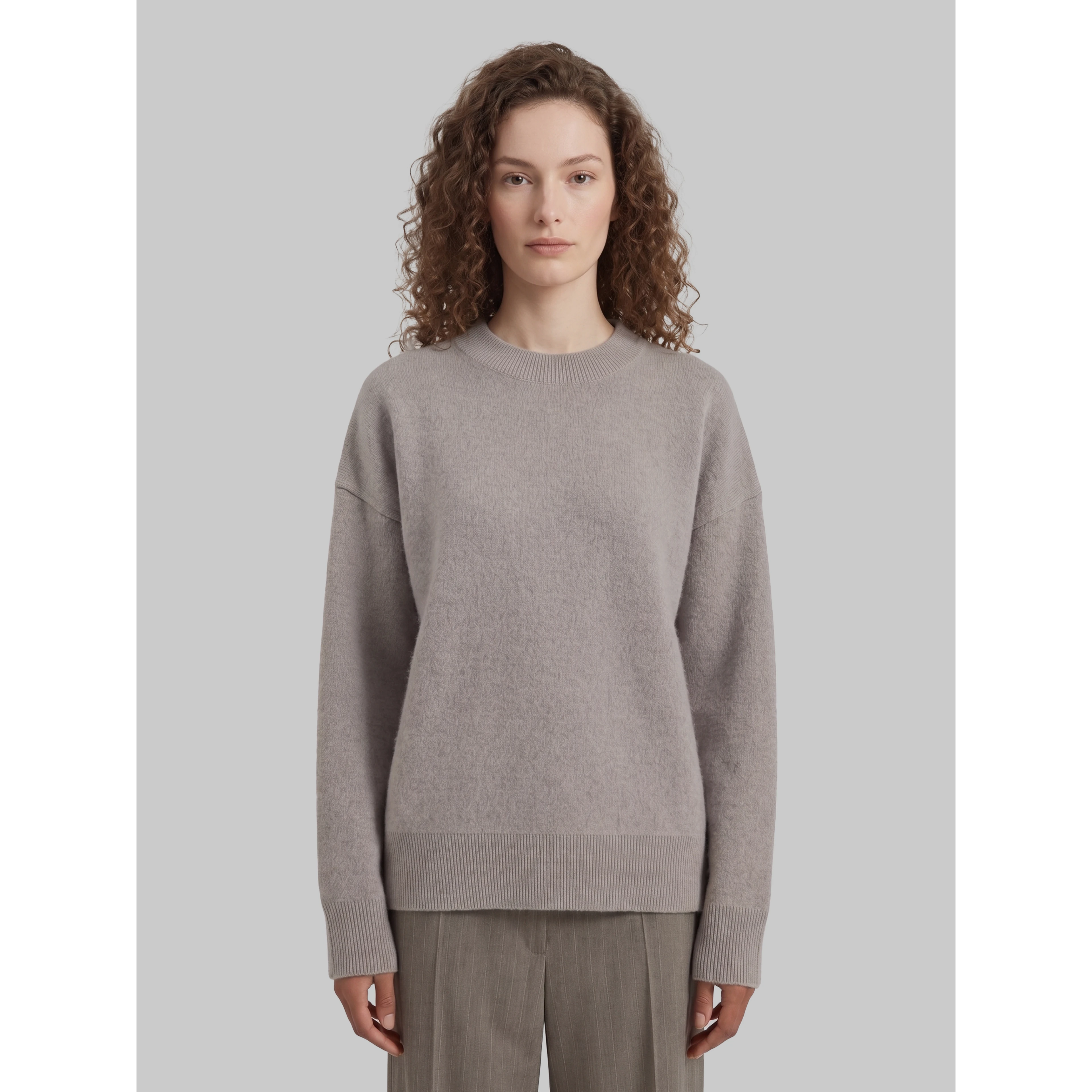Hana taupe wool sweater