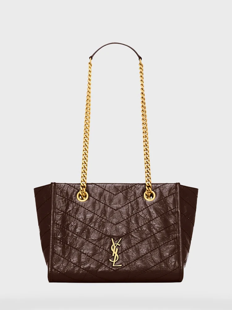 Small Niki shopping bag in vintage leather