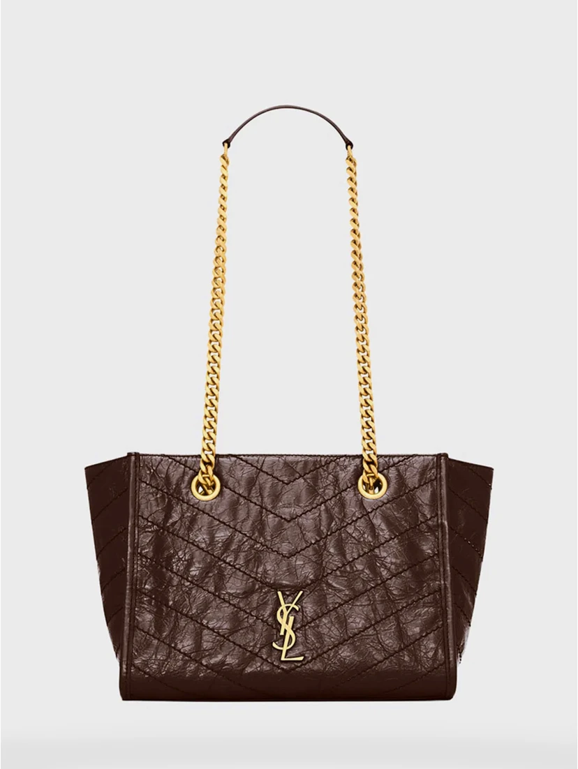 Small Niki shopping bag in vintage leather