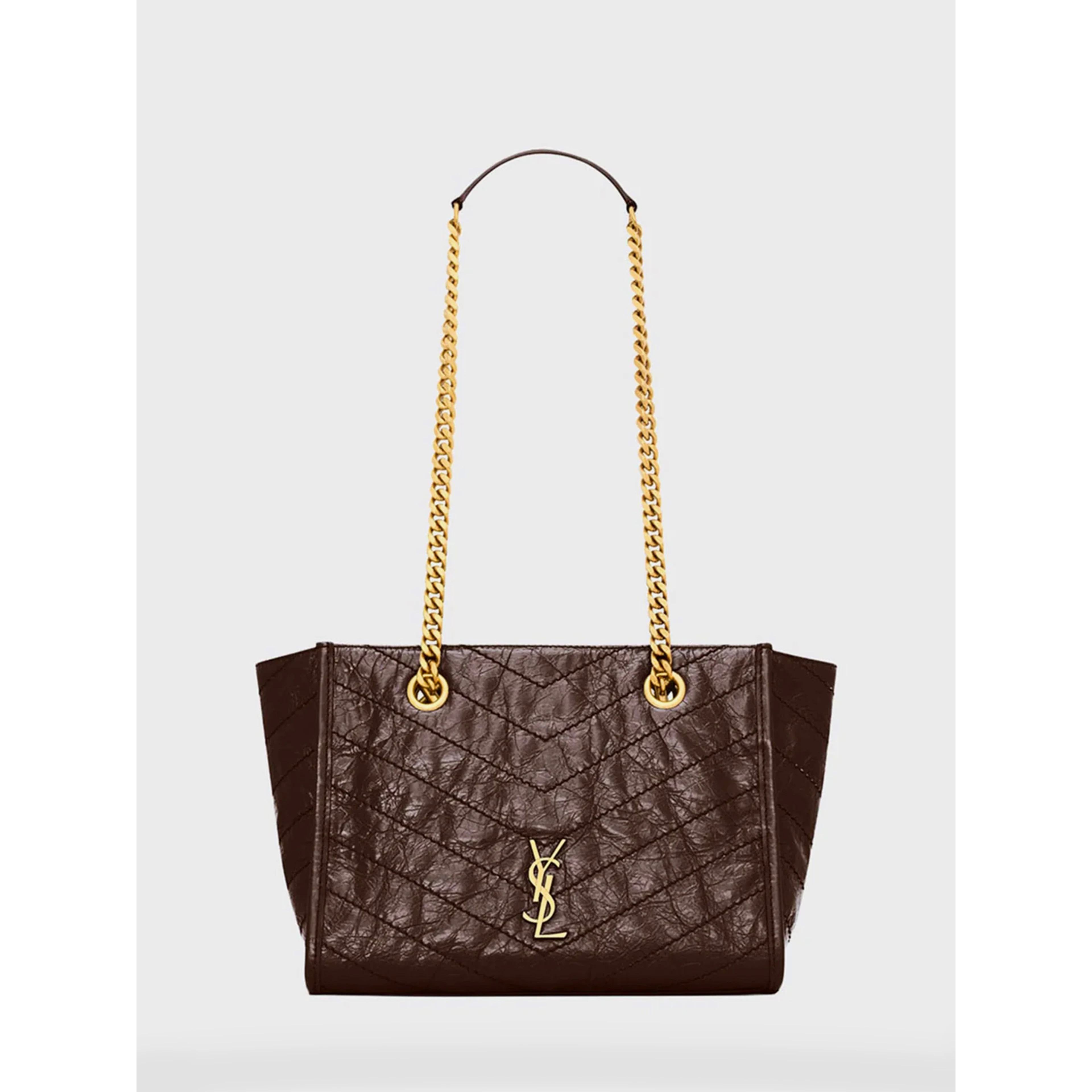 Small Niki shopping bag in vintage leather