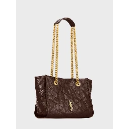 Small Niki shopping bag in vintage leather