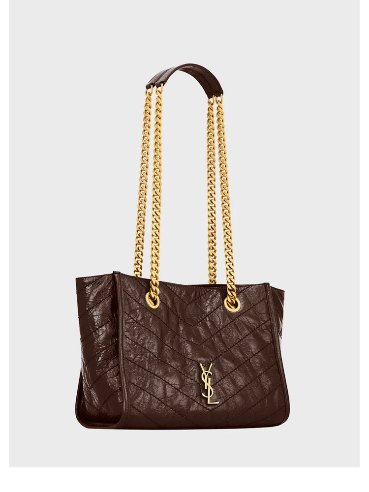 Small Niki shopping bag in vintage leather alternative