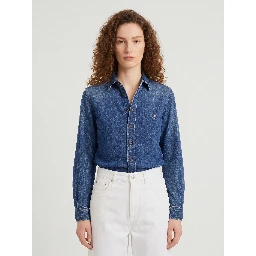 Cassandre denim shirt in Reef Blue