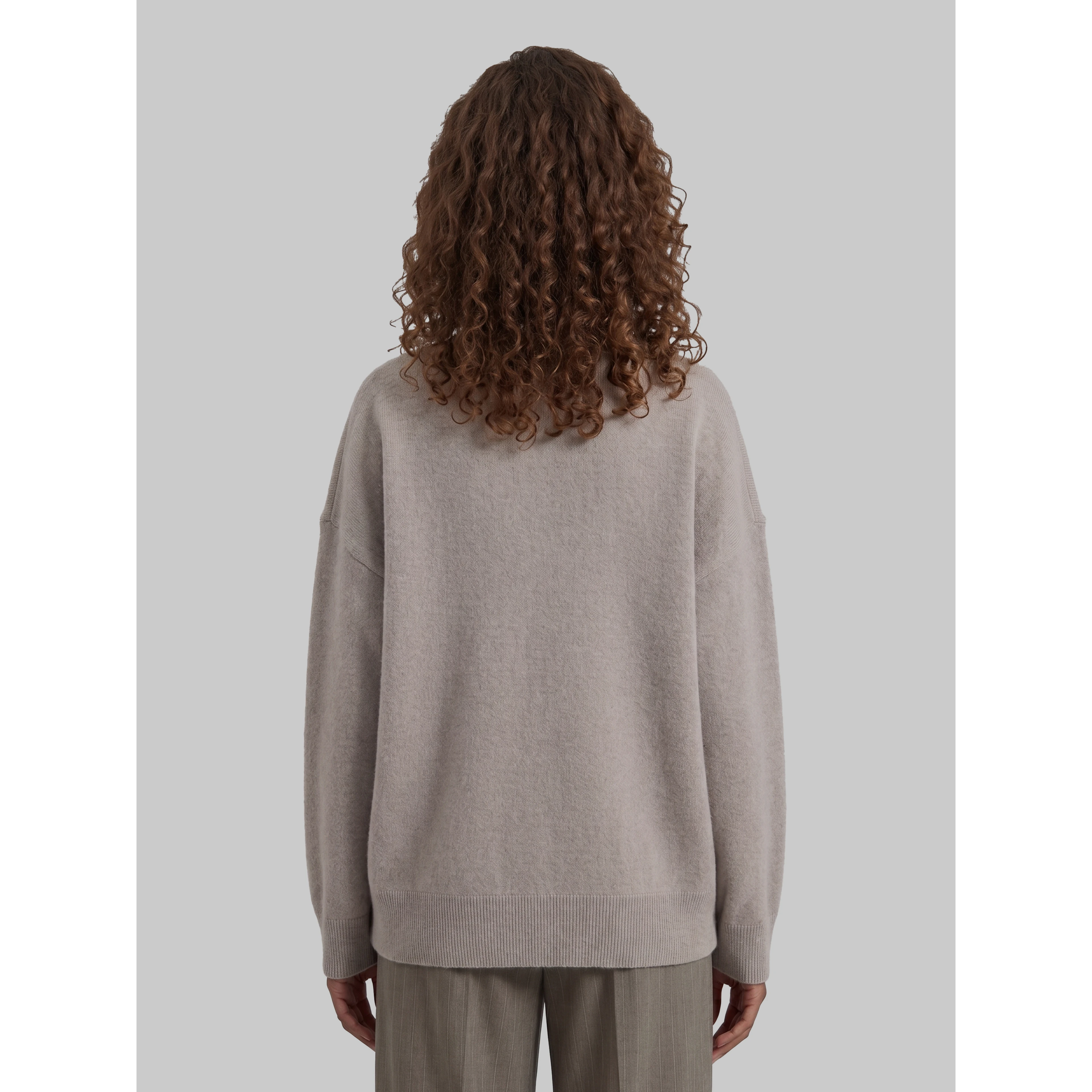 Hana taupe wool sweater