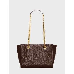 Small Niki shopping bag in vintage leather