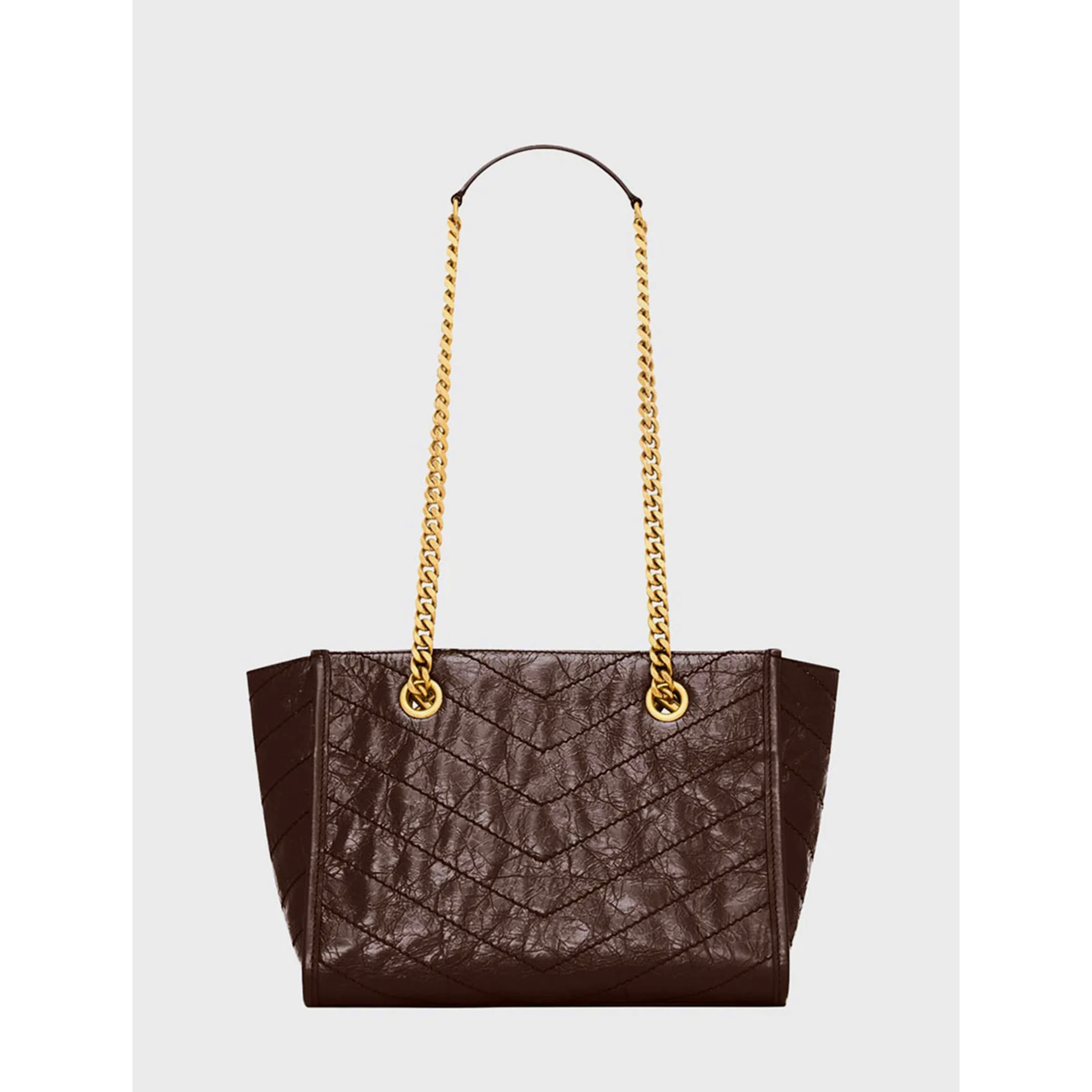 Small Niki shopping bag in vintage leather