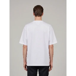Cotton jersey T-shirt with Intrecciato