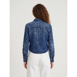 Cassandre denim shirt in Reef Blue