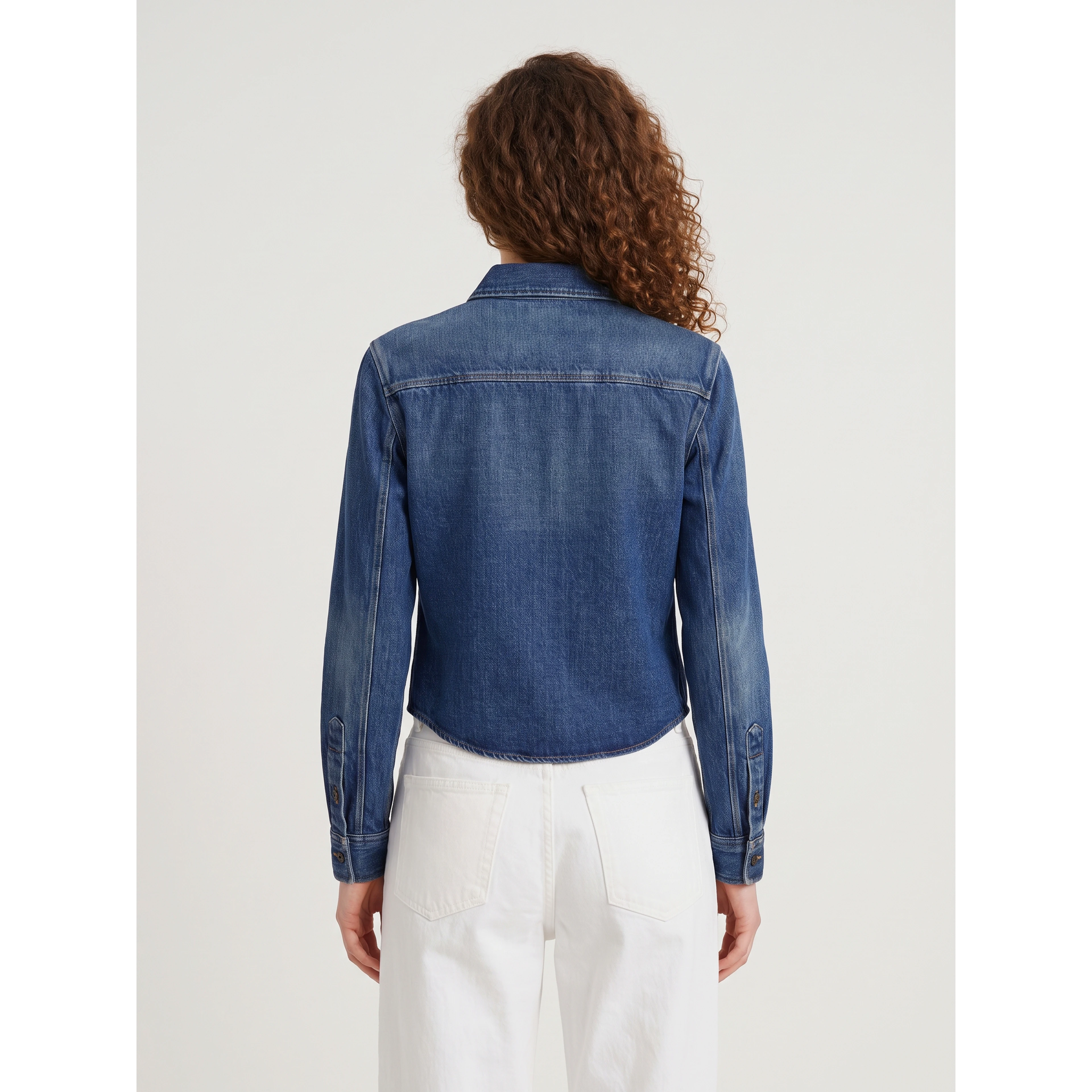 Cassandre denim shirt in Reef Blue