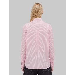 Striped viscose blend shirt