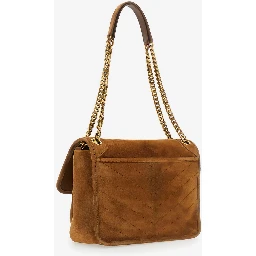 Medium Niki bag in Caramel Cognac suede