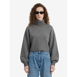 Elly grey turtleneck sweater