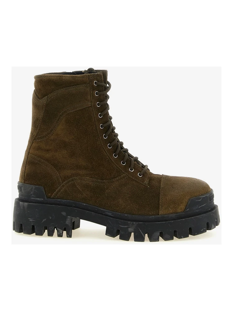 Olive Combat Strike boots
