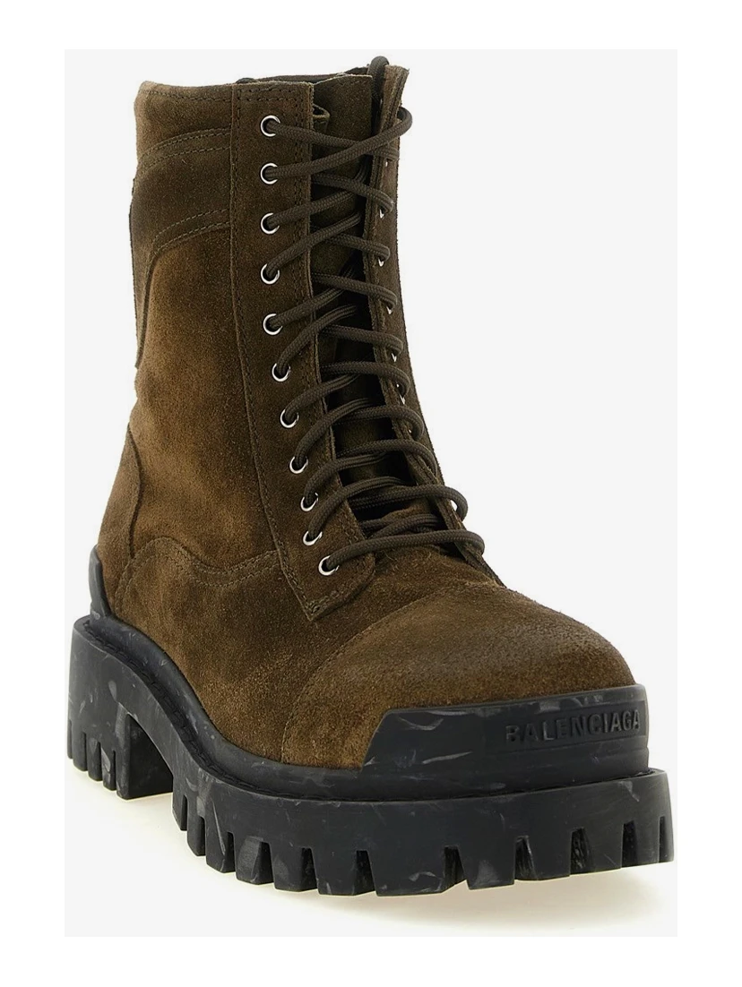 Olive Combat Strike boots